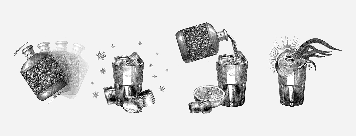 雞尾酒vi設(shè)計，特色雞尾酒品牌設(shè)計，深圳飲料品牌策劃，深圳vi設(shè)計