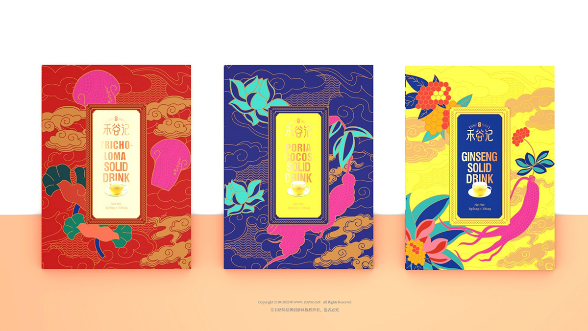 國潮風格快銷品包裝設計-深圳食品包裝策劃設計機構左右格局 國潮風格快銷品包裝設計-深圳食品包裝策劃設計機構左右格局